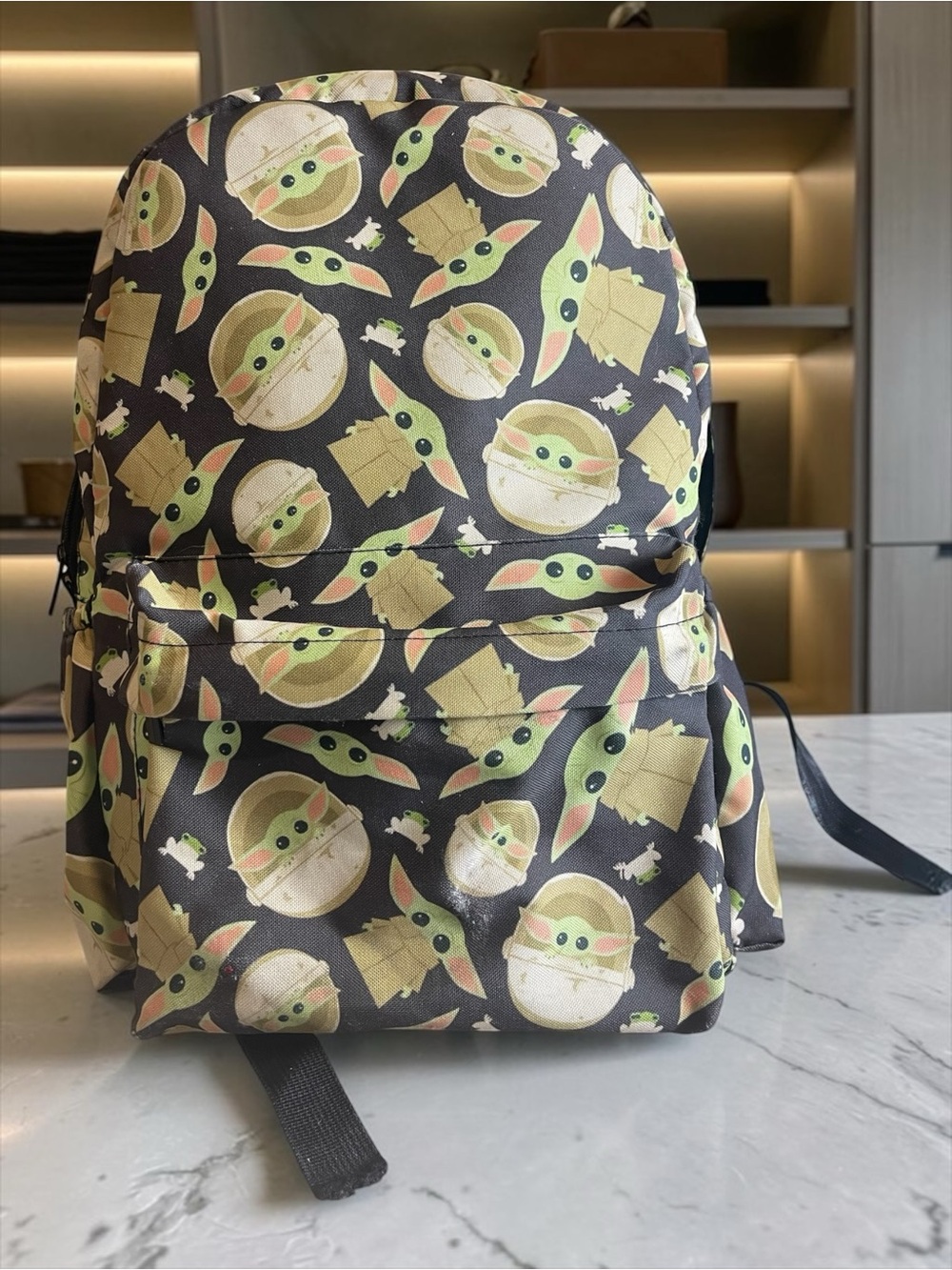 Star Wars The Mandalorian Baby Yoda Grogu All Over Print Backpack